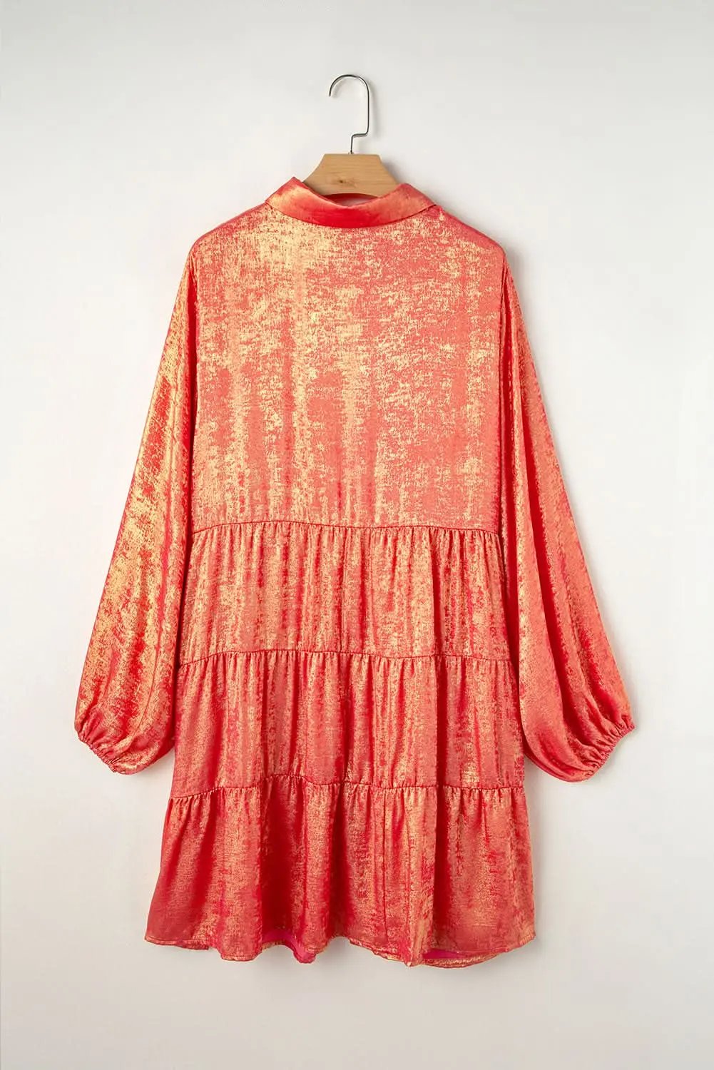 Peach blossom plus size mini dress - Love Salve